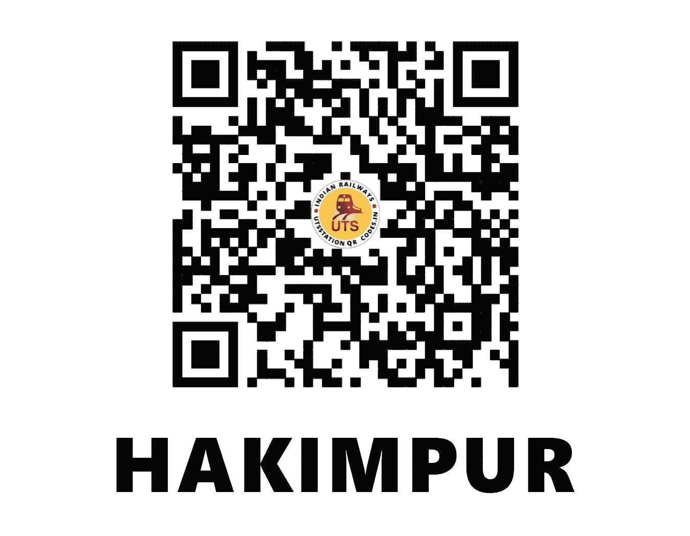 UTS QR Code for HAKIMPUR - HKP (NR - UTTAR PRADESH)